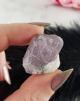 Unique Purple Scapolite Crystal Natural Mineral Formation Rough Gemstone | Patience