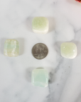 Pistachio Green Calcite Crystal Natural Gemstone Tumbled Stone - 3
