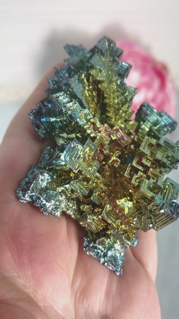 Unique Jumbo Bismuth Crystal Cluster | Tęcza - 4