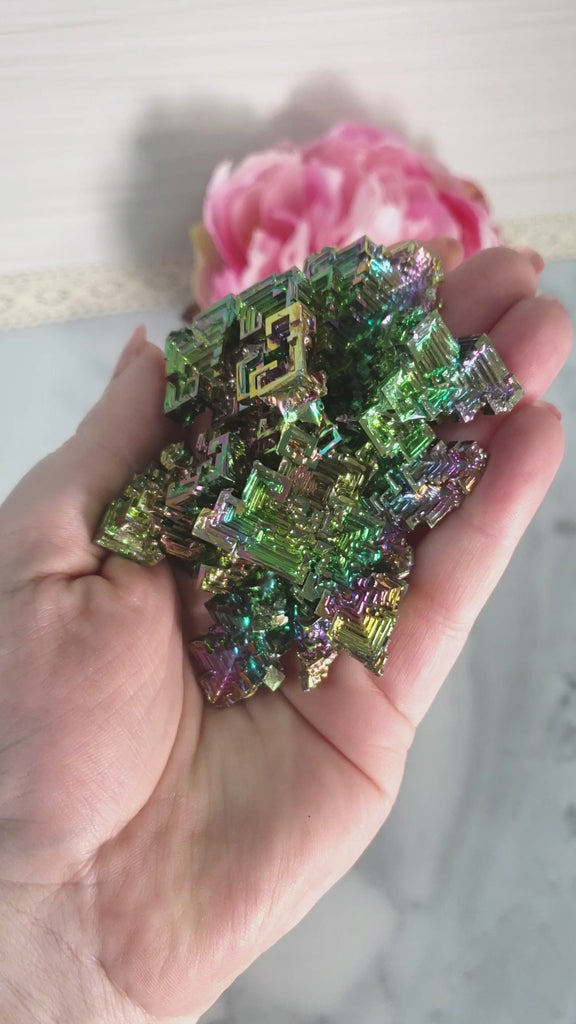 Unique Jumbo Bismuth Crystal Cluster | Mujigae - 3