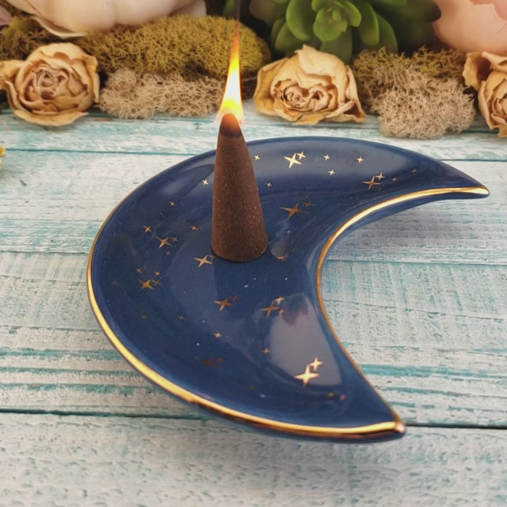 Sandalwood Scented Kamini Incense Cones - Set of 10 Incense Cones - Video