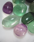 Fluorite Crystal Natural Gemstone Tumbled Stone | High Quality - Video