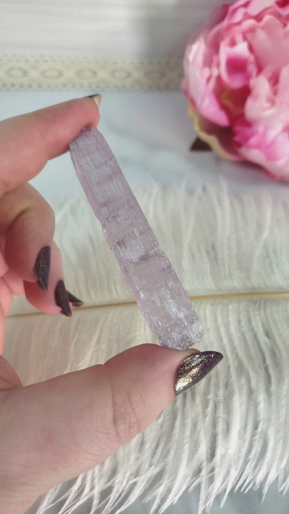 Unique Light Purple Kunzite Stone Rough Gemstone High Quality Natural Crystal | Compassion - 3