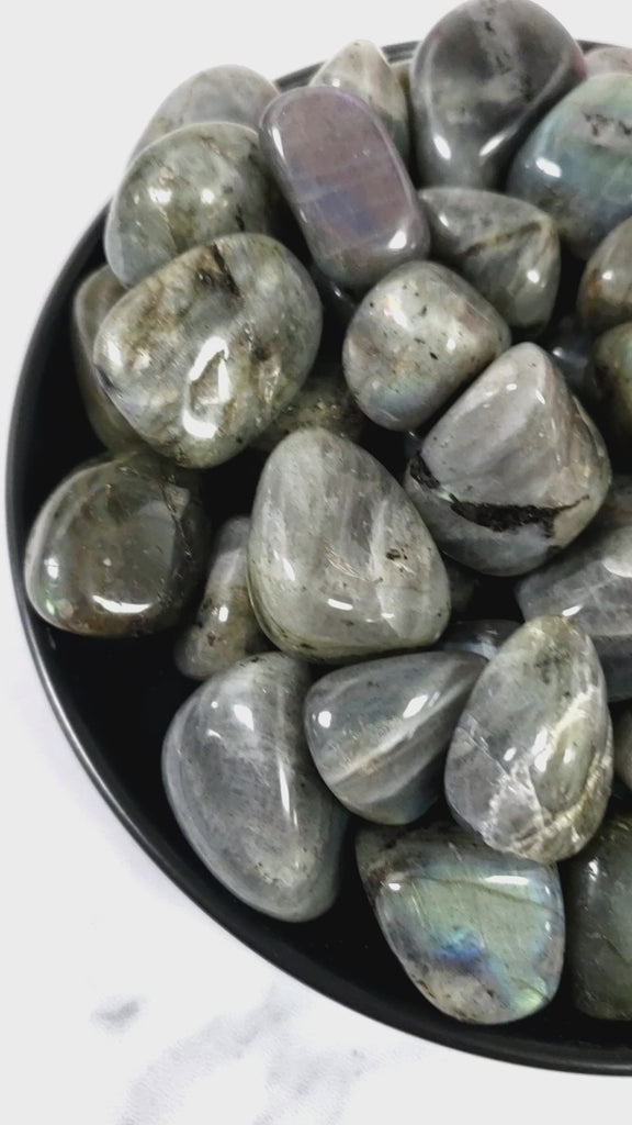 Labradorite Crystal Natural Gemstone Tumbled Stone - 8