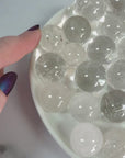 Quartz Crystal Sphere Natural Gemstone Orb Stone Marble | SMALL | Multiple Sizes - 5