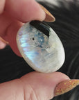 Unique 41 Carat Flashy Rainbow Moonstone Crystal Cabochon Natural High Quality Gemstone | Symphony - 2