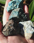 Blue Apatite Natural Raw Crystal Rough Gemstone - Medium - Video