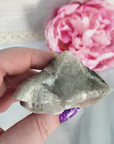 Unique Druzy Quartz Crystal Cluster with Gypsum Natural Gemstone Formation | Whisper - 4