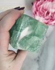 Unique Blue-Green Fluorite Crystal Cube Natural Gemstone | Animus - 3