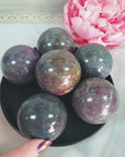 Ruby Kyanite Crystal Sphere Natural Gemstone Orb | 50mm - 58mm - 4