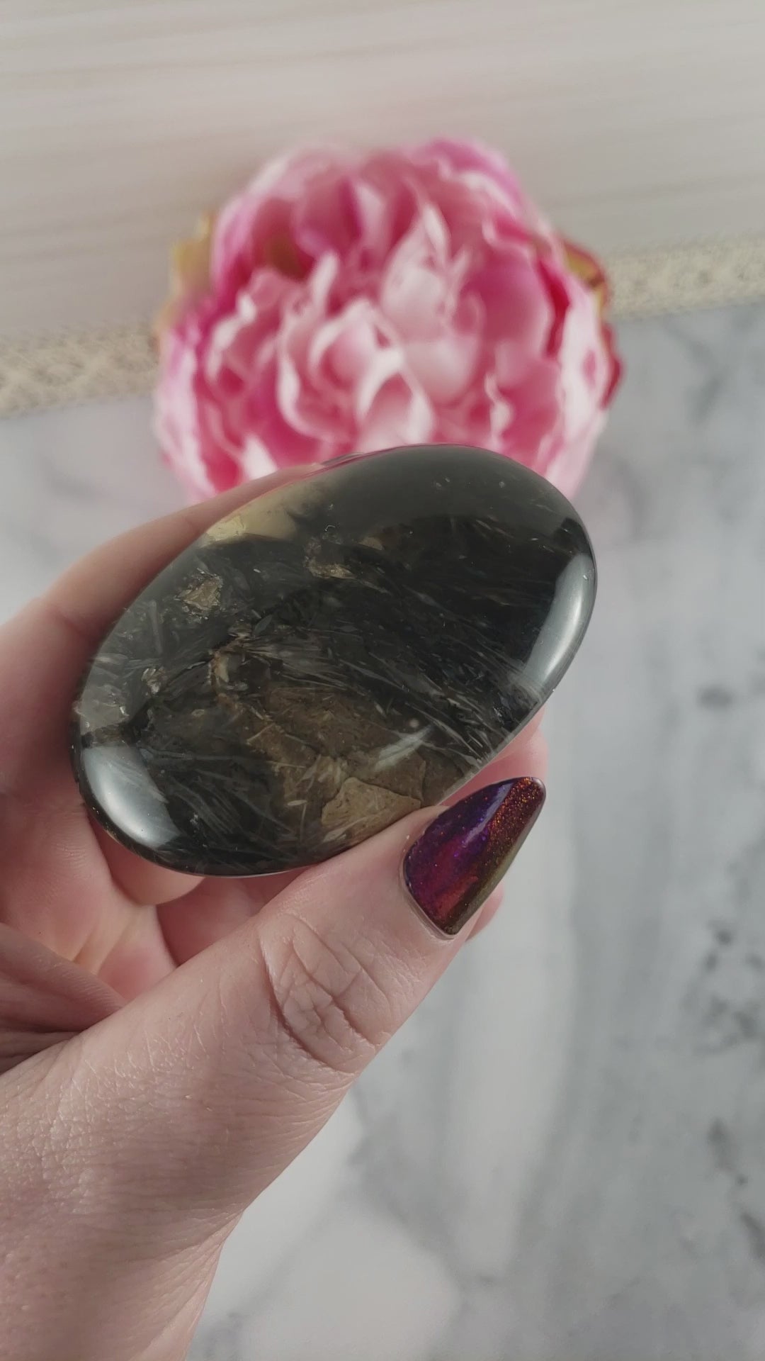 Unique Palm Root Fossilized Petrified Wood Natural Organic Gemstone Crystal Palm Stone | Ferocia - 2