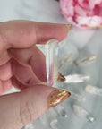 Angel Aura Quartz Crystal Semi-Rough Gemstone Point | Undrilled - 3