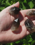Smoky Quartz Raw Crystal Point - Medium - Video