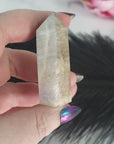 Unique Moonstone Crystal Tower Point High Quality Natural Gemstone Obelisk | Luna - 3