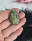 Unique 48 Carat Labradorite Cabochon Natural Gemstone Carving | Borrage - 5