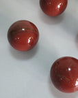 Red Jasper Natural Gemstone Sphere Crystal Orb Marble - One 30mm Sphere - Video