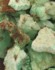 Chrysoprase Natural Raw Crystal Rough Gemstone - High Quality Small - Video