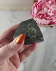 Unique Large Raw Black Tourmaline Crystal Natural Rough Gemstone | Triad - 6