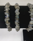 Labradorite Crystal Natural Gemstone Chip Bracelet - Video