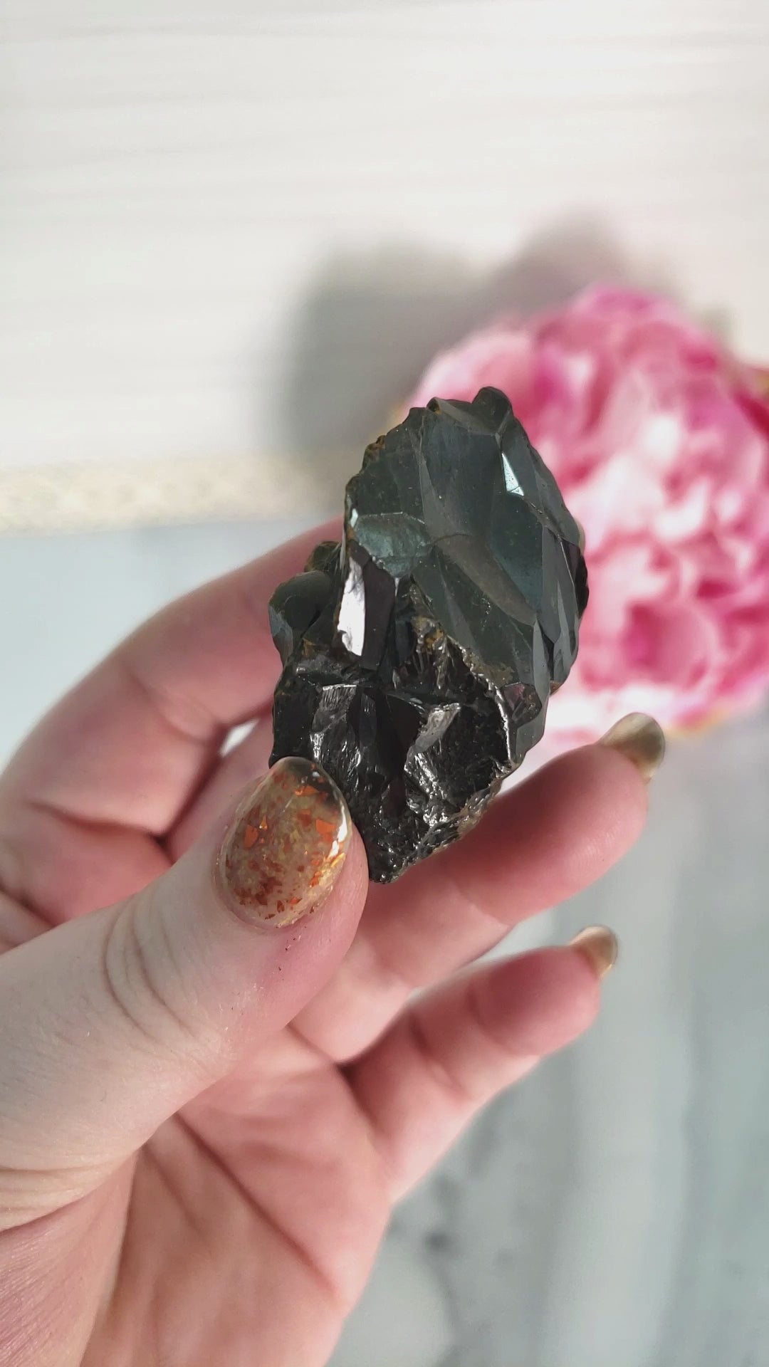 Unique Natural Hematite Stone Cluster Rough Crystal | Steady - 4