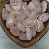 Pink Girasol Quartz Tumbled Gemstone - Single Stone