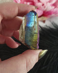 Unique Titanium Rainbow Aura Quartz Crystal Treated Gemstone | Kiseki - 5
