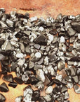 Snowflake Obsidian Natural Crystal Chips by the Ounce - Video