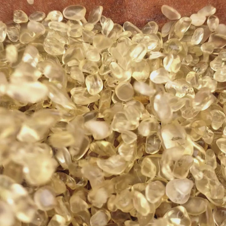 Smoky Quartz & Natural Citrine Crystal Chips by the Ounce - Video