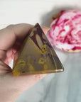 Unique Mookaite Stone Natural Crystal Pyramid | 2 Inch Base | Bravery - 3