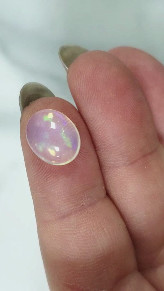 Unique 2.4 Carat Ethiopian Opal Stone Cabochon Natural Gem | Cherish - 2