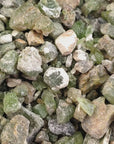 RAW Peridot Natural Rough Crystal Chips by the Ounce - video