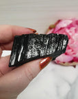 Unique Large Raw Black Tourmaline Crystal Natural Rough Gemstone | Valiant - 3