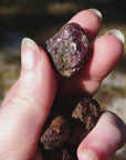 Raw Almandine Garnet Stone Natural Rough Crystal Gemstone | MEDIUM