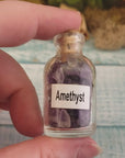 Amethyst Natural Crystal Chips Bottle - One Bottle - Video
