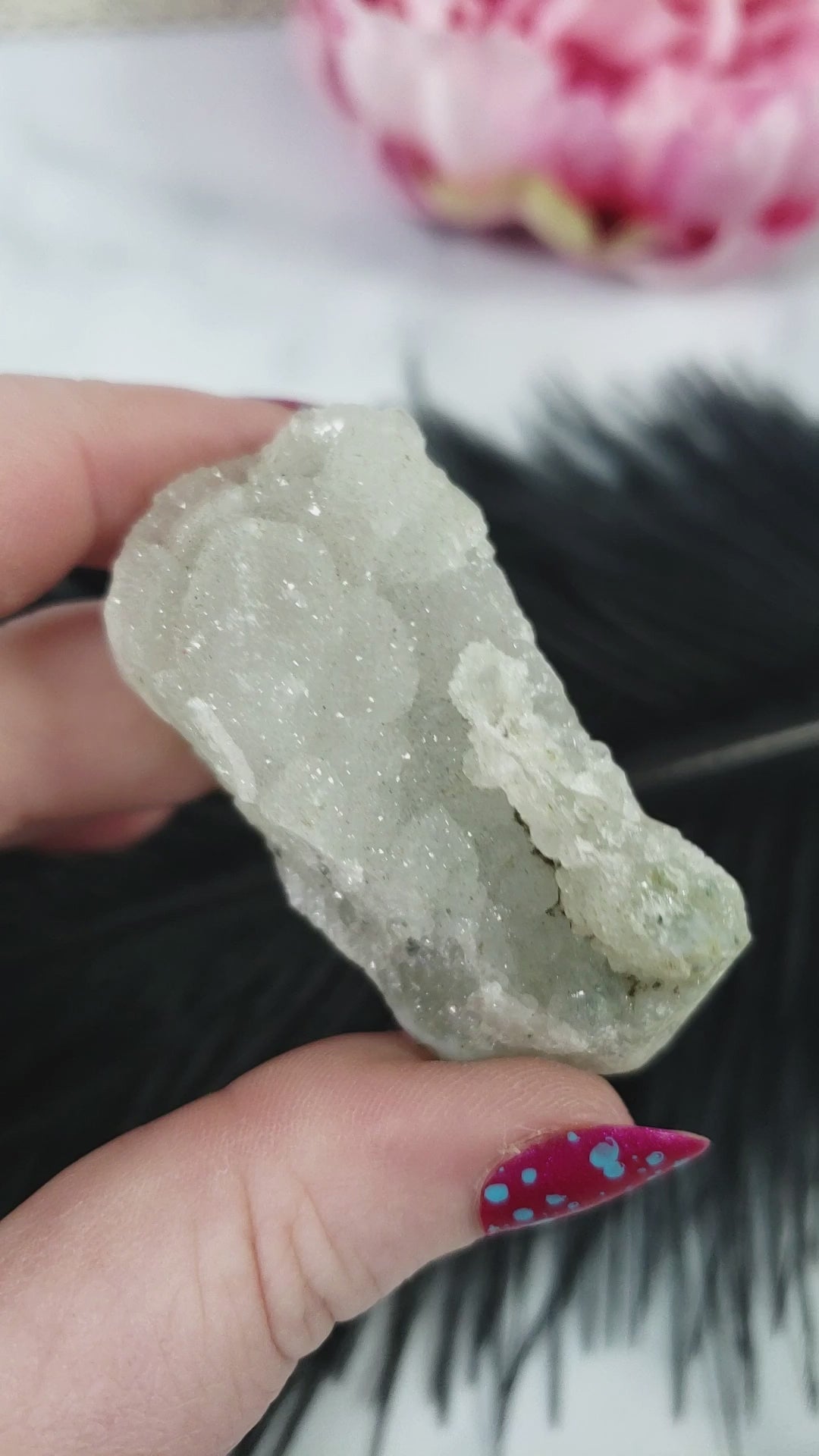 Unique Druzy Quartz Crystal Cluster Natural Gemstone | Alacrity - 3