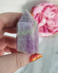 Unique Kunzite Spodumene Crystal Tower Natural Gemstone Point | Heather - 4