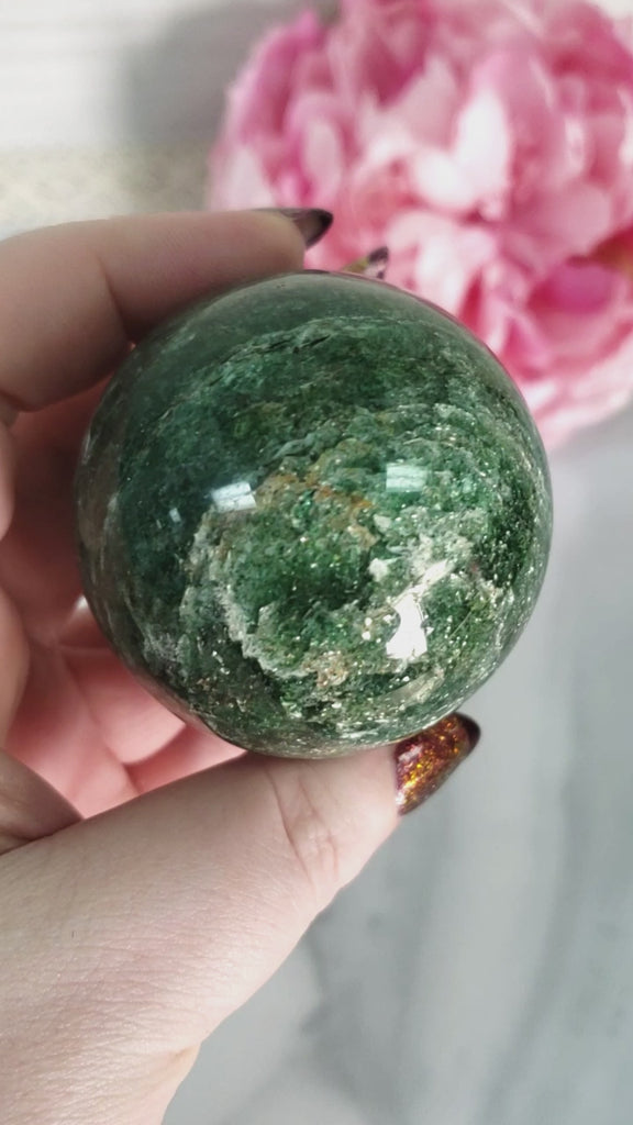 Unique 52mm High Quality Green Aventurine Crystal Sphere Natural Gemstone Orb | Adh - 5