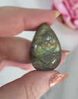 Unique 41 Carat Labradorite Cabochon Natural Gemstone Carving | Mermaid - 4