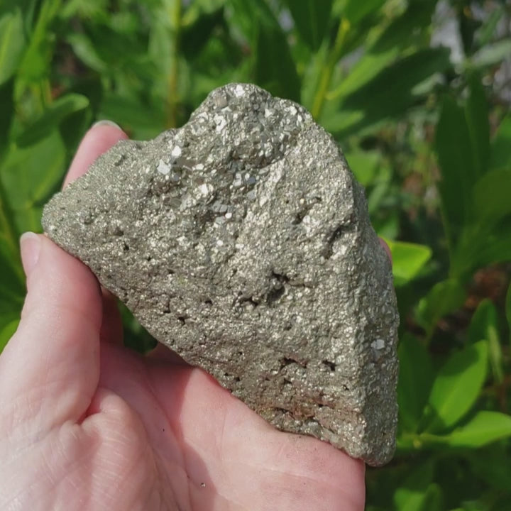 Raw Pyrite Natural Rough Gemstone Chunk - JUMBO One Stone 3