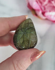 Unique 50 Carat Labradorite Cabochon Natural Gemstone Carving | Cait - 3