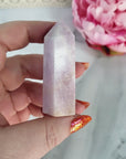 Unique Kunzite Spodumene Crystal Tower Natural Gemstone Point | Wisteria - 3