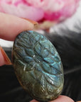 Unique 62 Carat Labradorite Cabochon Natural Gemstone Carving | Beatific - 1