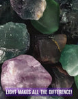 Raw Fluorite Crystal Natural Rough Gemstone Chunk | MEDIUM - Video