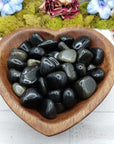 Gold Sheen Rainbow Obsidian Crystal Tumbled Stone | SMALL