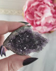 Unique Druzy Amethyst Crystal Cluster Natural Gemstone | Kago - 2