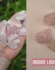 Rose Quartz Raw Crystal Rough Gemstone - Small One Stone - Video