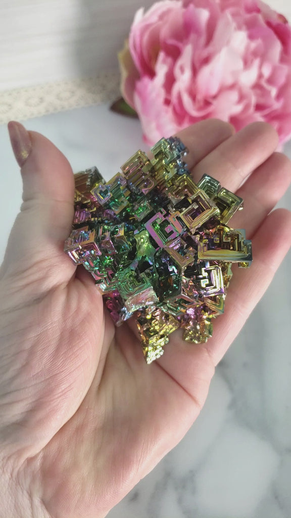 Unique Jumbo Bismuth Crystal Cluster | Mavrica - 3