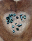 kambaba jasper crystal chips in heart-shaped bowl