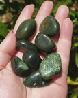 Fuchsite Quartz High Quality Green Aventurine Crystal Natural Tumbled Stone | One Stone - 2