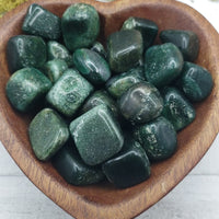 fuchsite crystals in heart bowl video